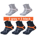 2022 Spring High Quality 5Pairs/Lot Combed Cotton Men's Socks Autumn Casual Breathable Active Socks Stripe Sport Socks EUR 38-48