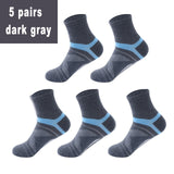 2022 Spring High Quality 5Pairs/Lot Combed Cotton Men's Socks Autumn Casual Breathable Active Socks Stripe Sport Socks EUR 38-48