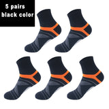 2022 Spring High Quality 5Pairs/Lot Combed Cotton Men's Socks Autumn Casual Breathable Active Socks Stripe Sport Socks EUR 38-48