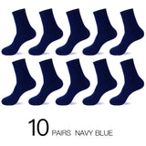 HSS 2022 Men's Cotton Socks New styles 10 Pairs / Lot Black Business Men Socks Breathable Spring Summer for Male US size(6.5-12)