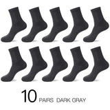 HSS 2022 Men's Cotton Socks New styles 10 Pairs / Lot Black Business Men Socks Breathable Spring Summer for Male US size(6.5-12)