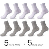 HSS 2022 Men's Cotton Socks New styles 10 Pairs / Lot Black Business Men Socks Breathable Spring Summer for Male US size(6.5-12)
