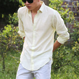 Zecmos Cotton Linen Shirts Man Summer White Shirt Social Gentleman Shirts Men Ultra Thin Casual Shirt British Fashion Clothes