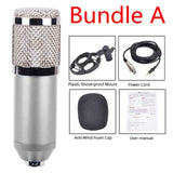bm 800 Professional Adjustable Condenser Microphone Kits Karaoke Microphone Bundle Microphone for Computer Studio Recording